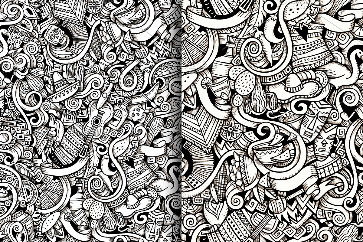 Latin American Graphics Patterns, a Pattern Graphic by BALABOLKA (Photo 2 of 6)