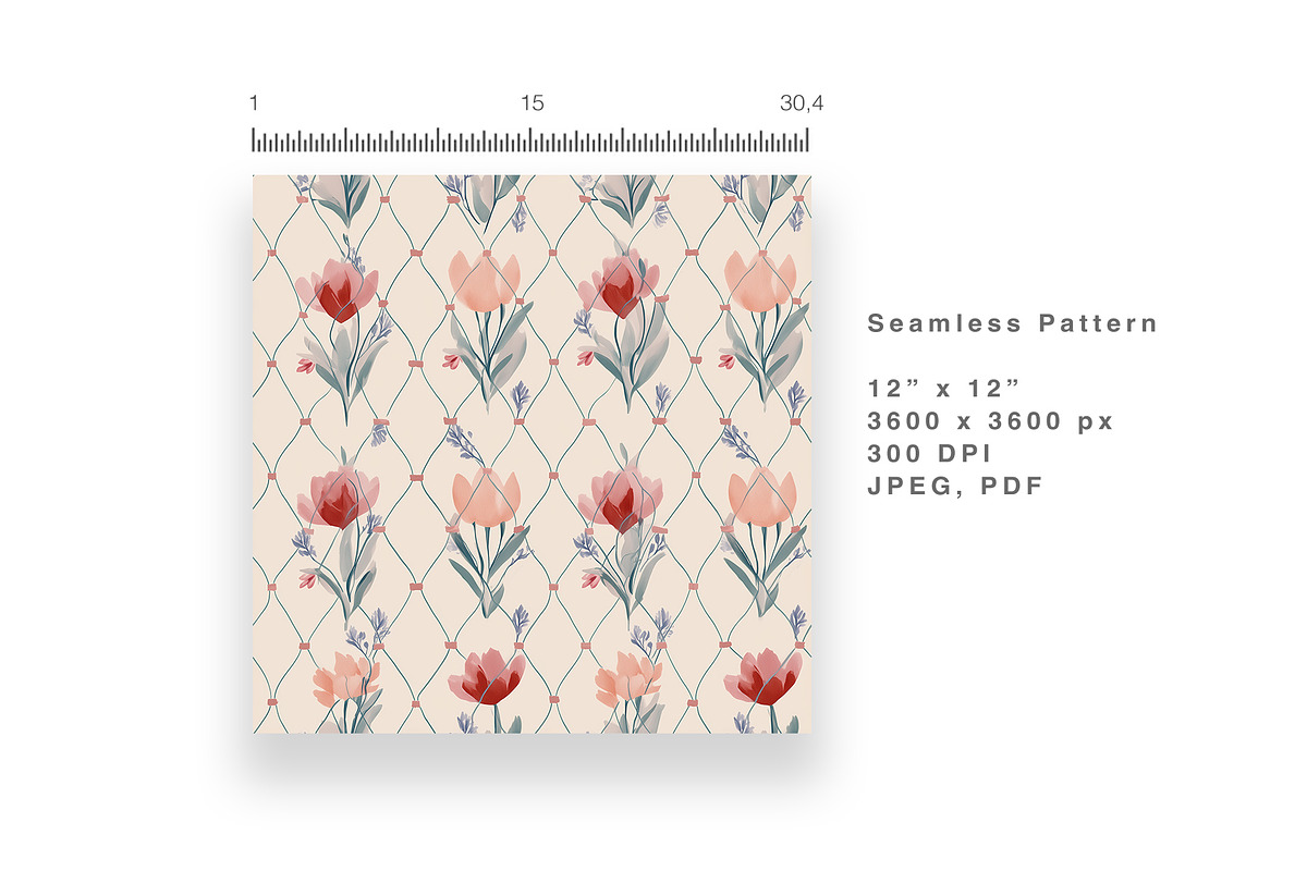 6 Seamless Pattern: Cream Petal, a Pattern Graphic by StudioCitra (Photo 7 of 10)