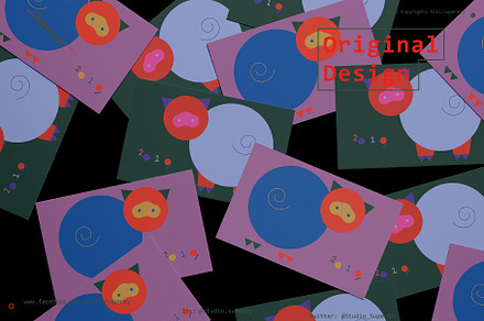 Printable Prints 2 Cards Holidays, a Card Template by SuperBY Market