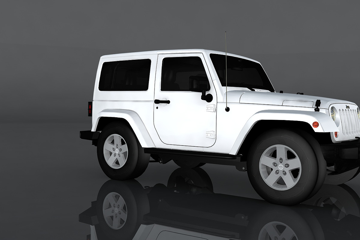 Jeep Wrangler Rubicon, a Cars & Vehicle 3D Model by valtriiu (Photo 3 of 12)