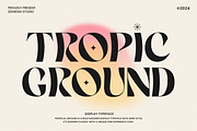Tropic Ground Font, a Sans Serif Font by zeenesia (Thumbnail 1 of 15)