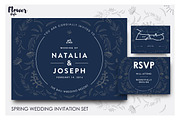 Beautifully illustrated wedd invites, an Invitation Template by Laffmate (Thumbnail 1 of 4)