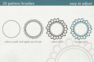 20 Pattern Brushes