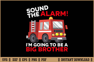 Sound The Alarm I'm Going To Be SVG, an Illustration by Handy Arts Studio