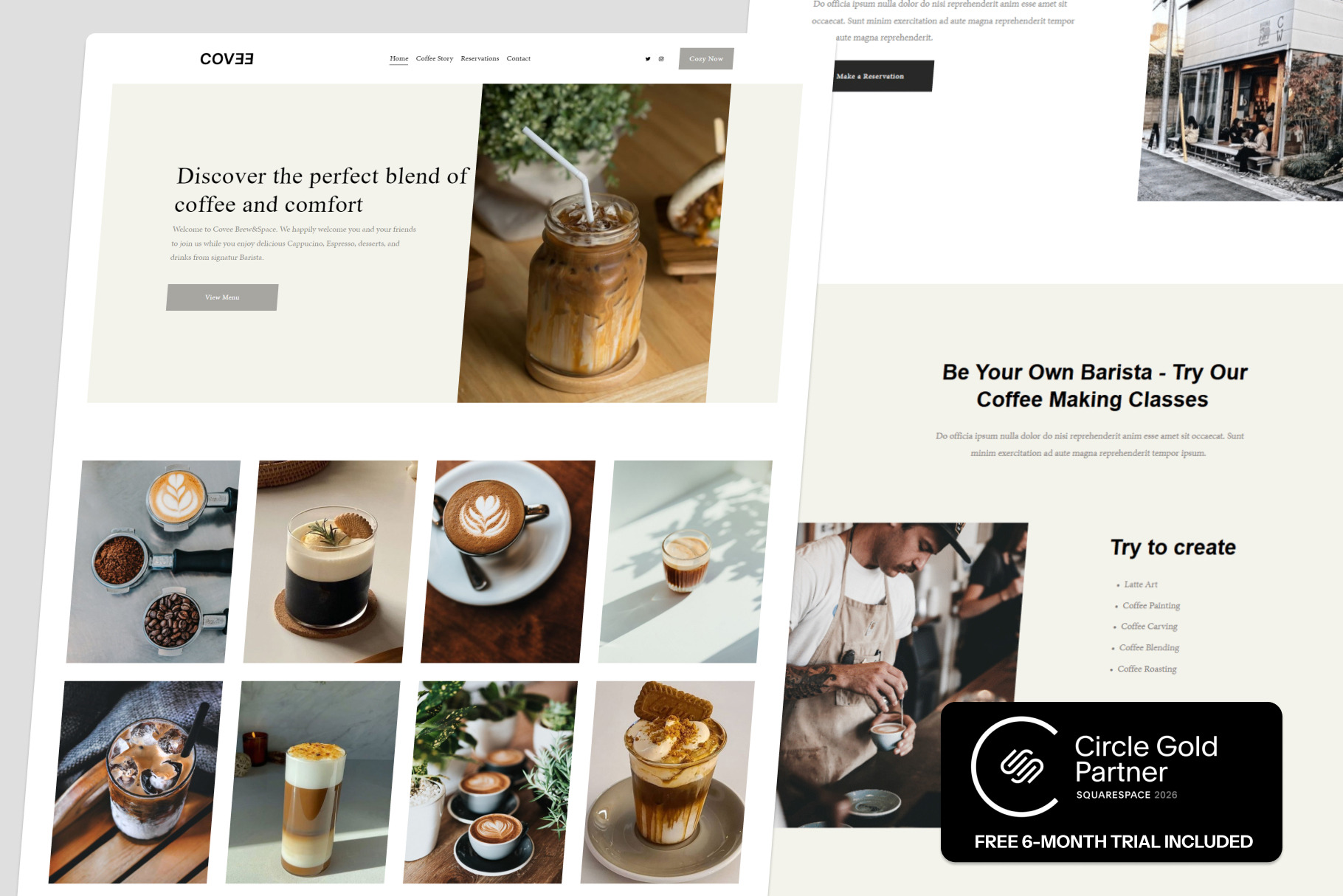 Covee | Coffee Store Squarespace 7.1