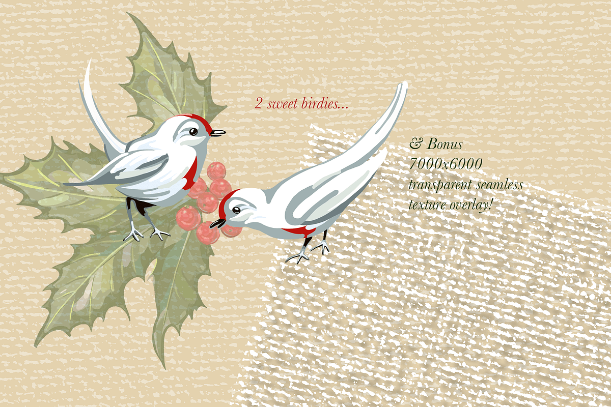 Christmas Floral & Holly Kit, a Decorative Illustration by Southwind Collections (Photo 7 of 7)
