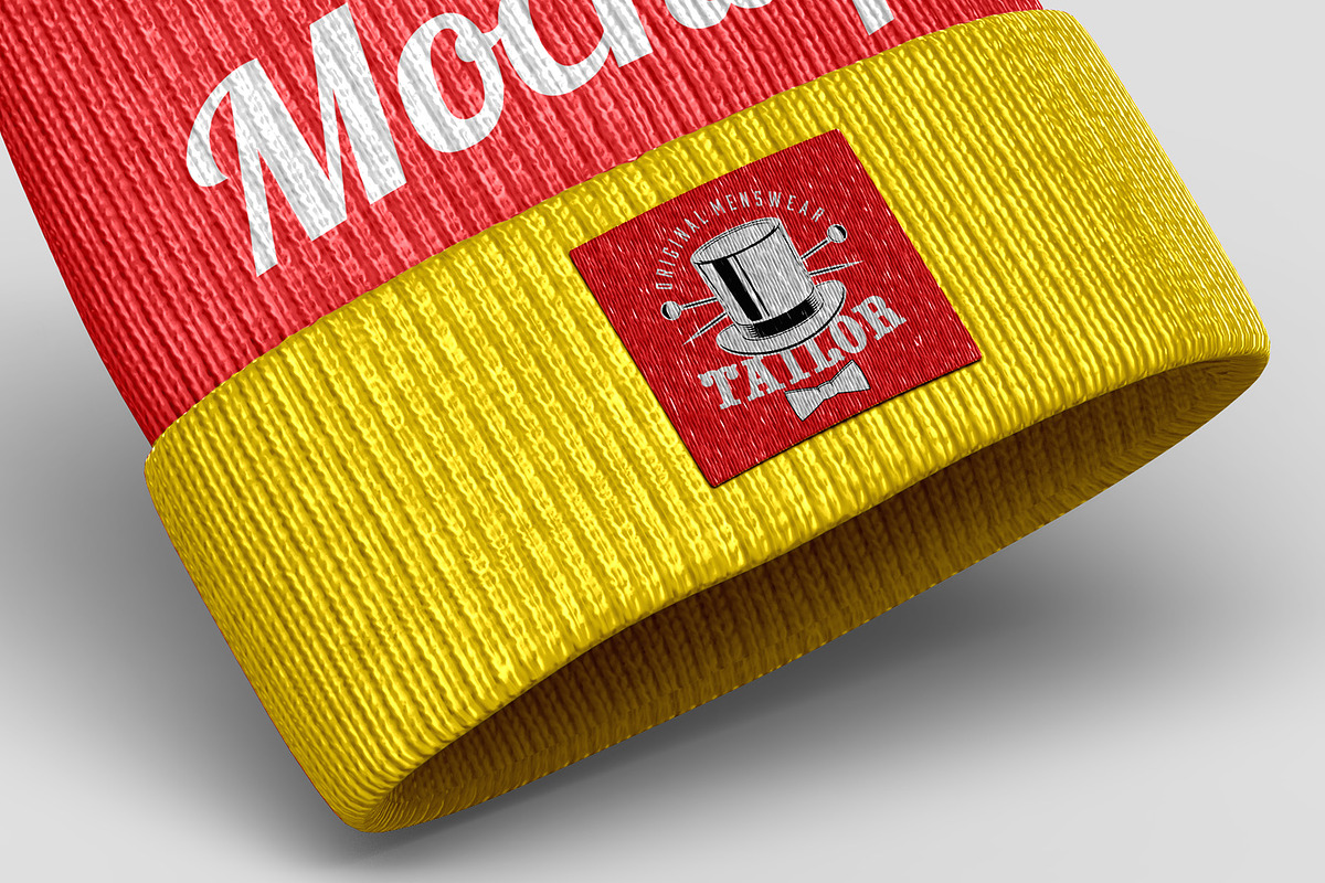 Winter Hat Mockup - 8 views, a Hat Mockup by Illusiongraphic (Photo 14 of 19)
