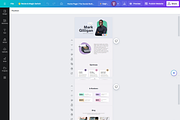 Canva Website For Content Creators, a Landing Page Template by Templics by Zoya (Thumbnail 5 of 6)