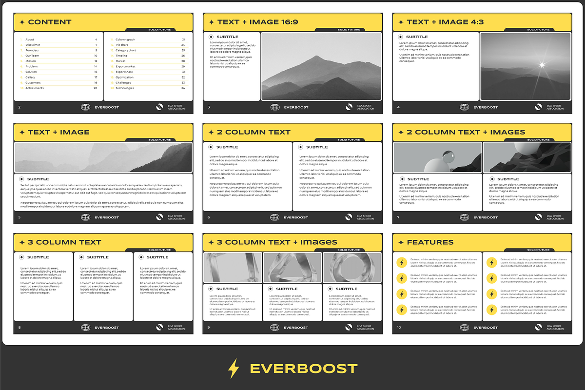 Presentation Template Business Plan, a Presentation Template by Aure Design (Photo 2 of 7)