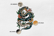 Procreate - Essential Tattoo Brushes, a Graphic by Born to Love (Thumbnail 3 of 4)