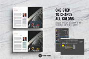 Annual Report InDesign Canva, a Brochure Template by ID Vision Studio (Thumbnail 5 of 17)