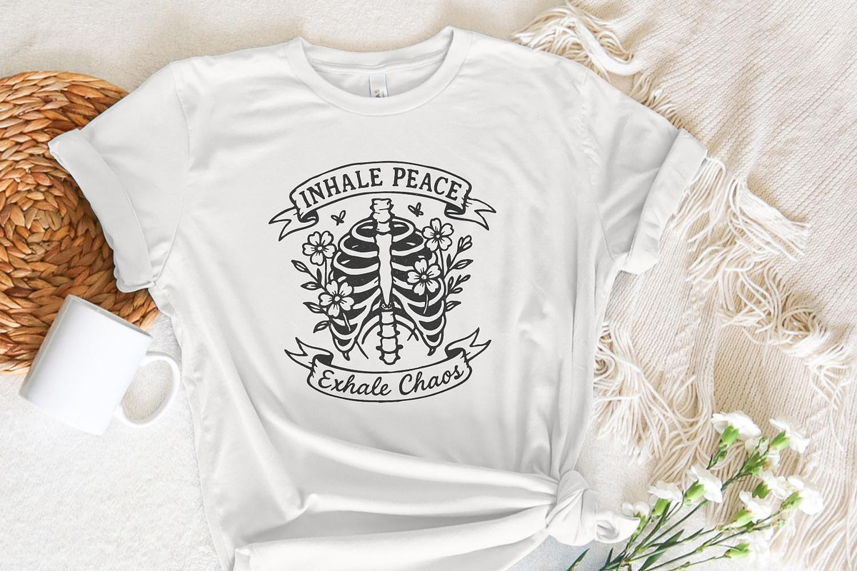 Inhale Peace Exhale Chaos PNG, an Illustration by SharpMarketplace (Photo 7 of 9)