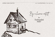 Rural House Sketches Collection, an Object Illustration by TheMountBirdStudio (Thumbnail 3 of 6)