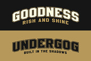 Golden Varsity a College Duo Font, a Slab Serif Font by Blankids Studio (Thumbnail 5 of 14)