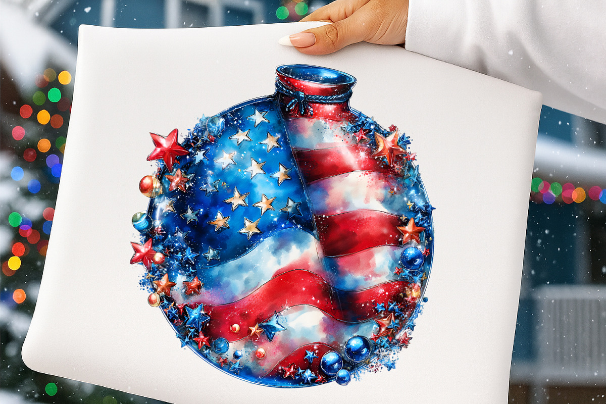 Watercolor 4th Of July Clipart, an Illustration by Digital Artistic99 (Photo 8 of 9)