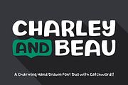Charley and Beau Font Duo, a Sans Serif Font by Denise Chandler (Thumbnail 1 of 7)