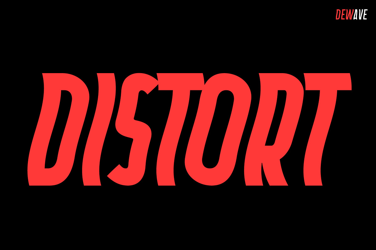 Dewave. Distorted Sans Serif family., a Sans Serif Font by Luxfont (Photo 5 of 8)