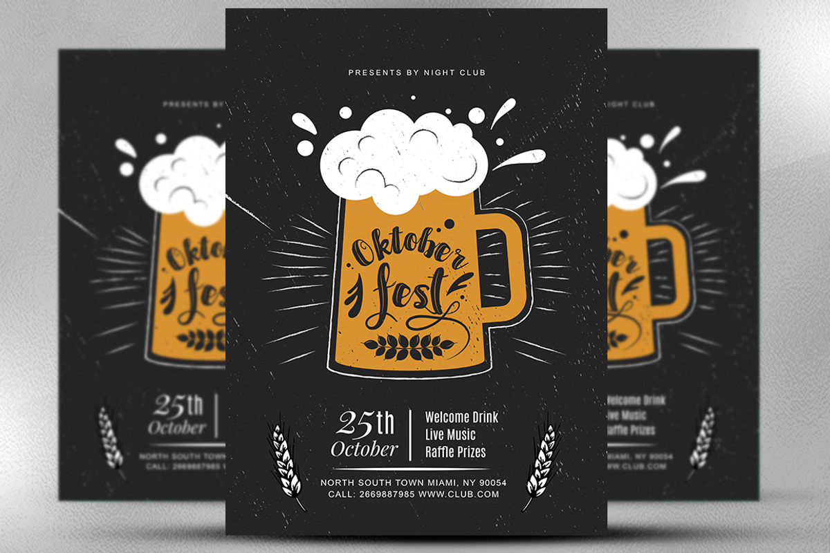 Oktoberfest flyer template, a Flyer Template by Madhabi Studio (Photo 1 of 5)
