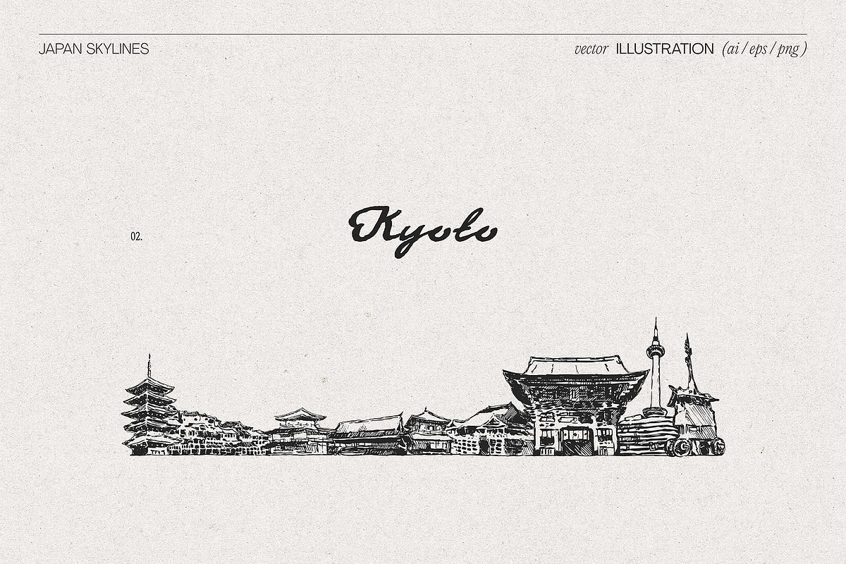 Japan Skylines, a Work Illustration by TheMountBirdStudio (Photo 5 of 8)