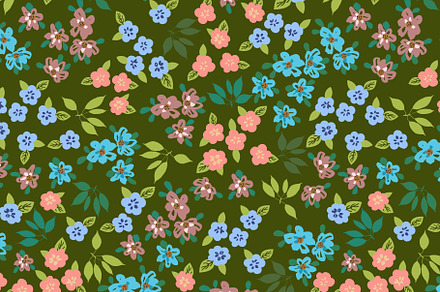 Woodland  Delicate Hand Drawn Floral