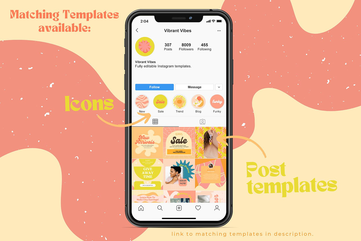 Vibrant Instagram Story Templates, a Social Media Template by Hell Yeah ...