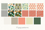 Cactus Garden Clipart Set, an Illustration by Bridgett Stahlman Design (Thumbnail 3 of 10)