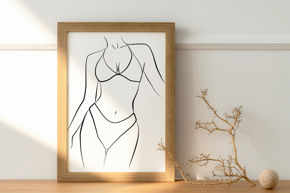 Body line art, a Person Illustration by Vinegret -Shop (Photo 4 of 8)