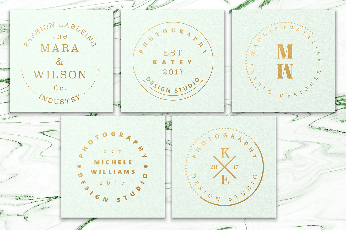PREMIUM 120 Stamp Logo Bundle, a Branding & Logo Template by IsikChic (Photo 16 of 30)