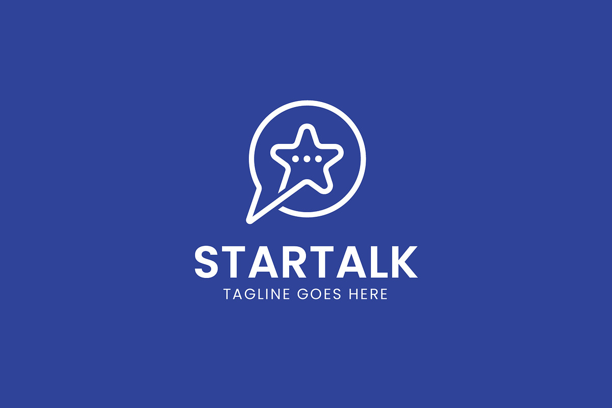 Logo Template- Startalk, a Branding & Logo Template by Figtivedesigns (Photo 2 of 5)