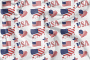 American USA flag patterns set, a Pattern Graphic by Swetsol (Thumbnail 8 of 9)