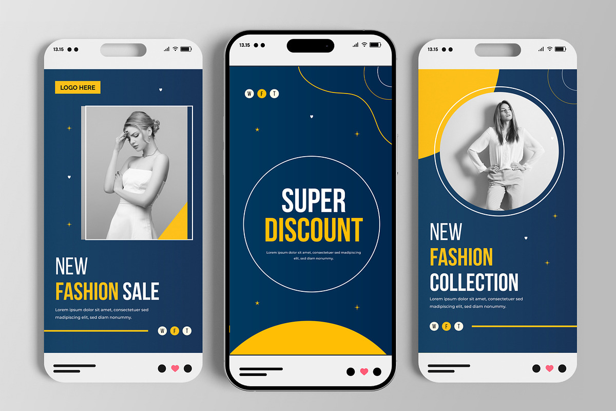 Fashion Sale Social Media Story, a Social Media Template by MightyDesign (Photo 2 of 6)