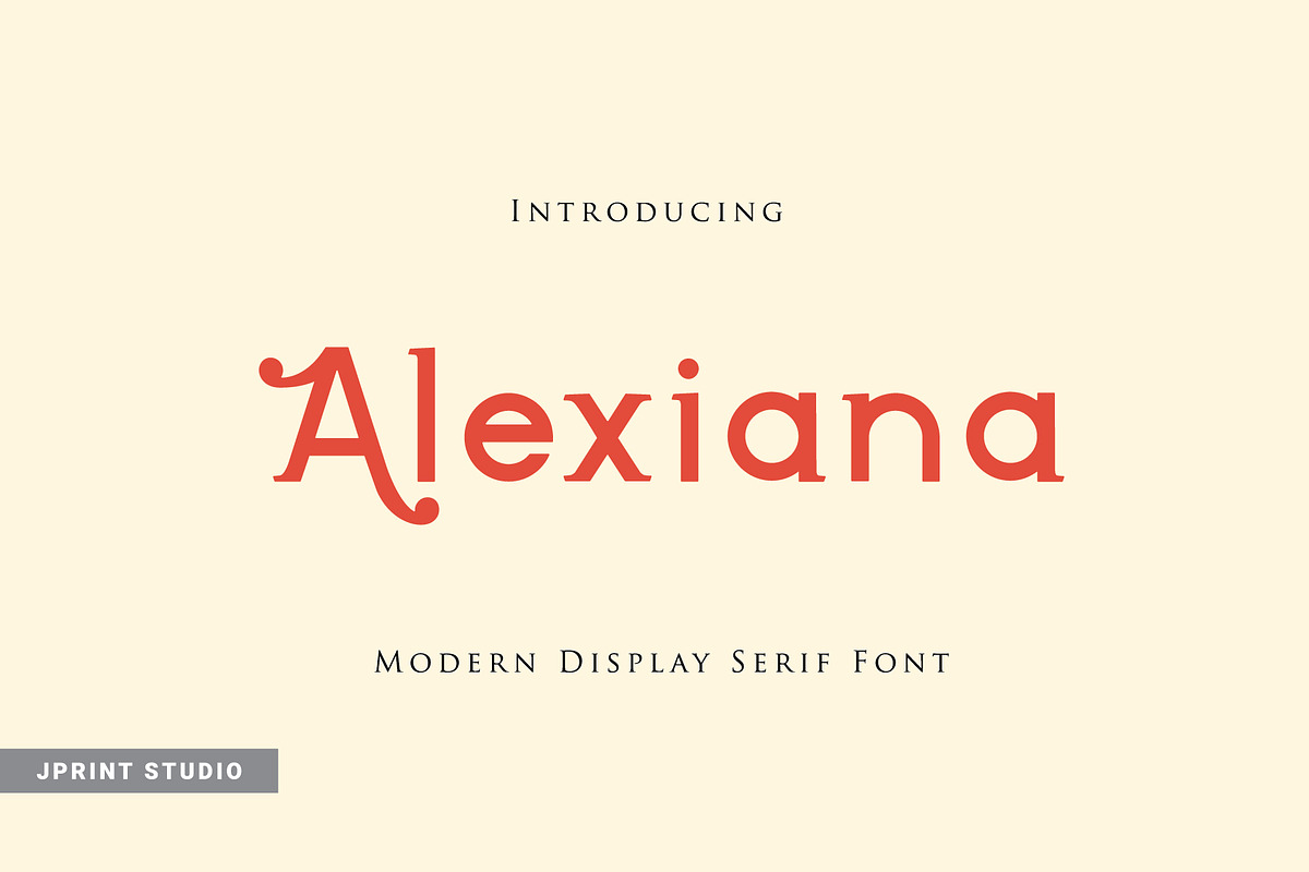 Alexiana, a Serif Font by JprintStudio (Photo 1 of 6)