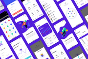 MOLLET - Wallet app UI Kit, an App Template by Bymsmof (Thumbnail 4 of 7)