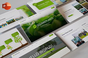 Nature Theme Powerpoint Template, a Presentation Template by GearShift