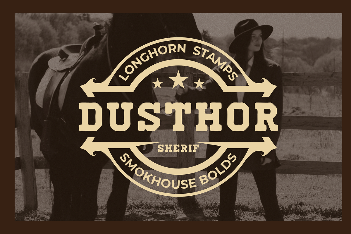 Rust Smoke–Vintage Western SlabSerif, a Slab Serif Font by MaikoHatta (Photo 8 of 8)