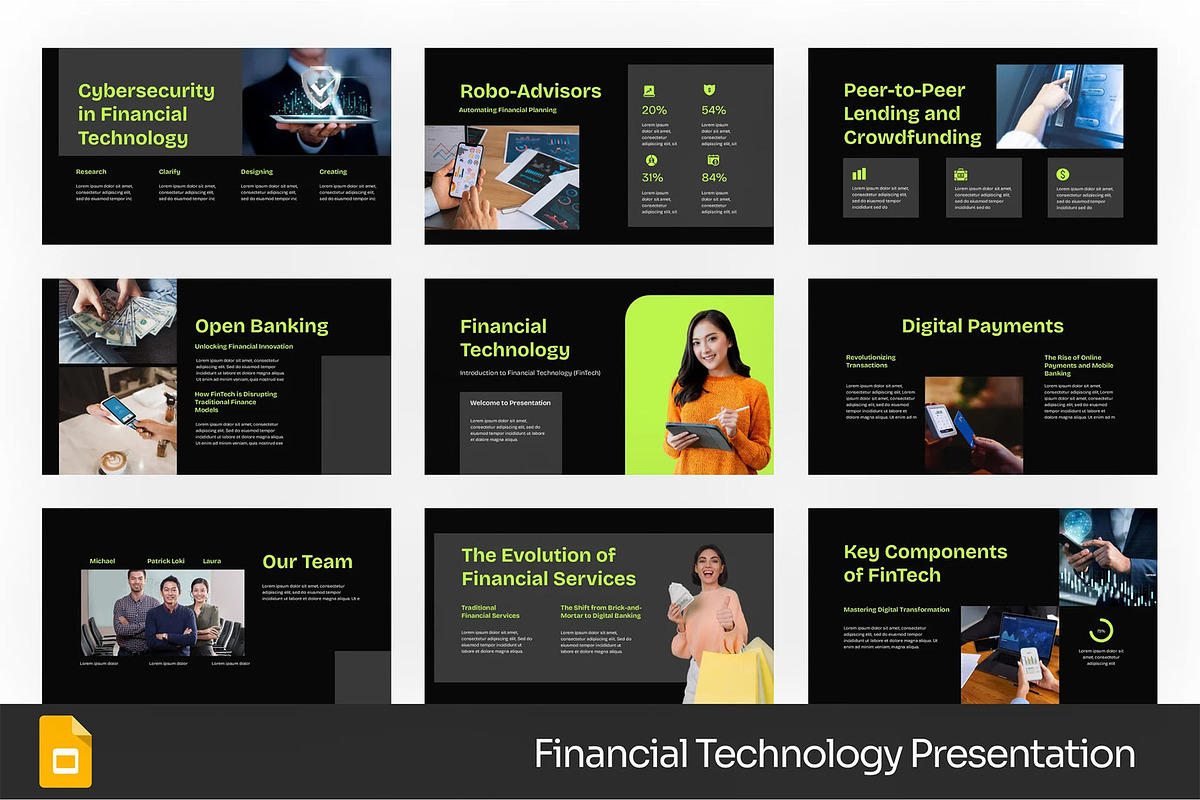 Financial Technology Powerpoint, a Presentation Template by Fit-tee (Photo 1 of 4)