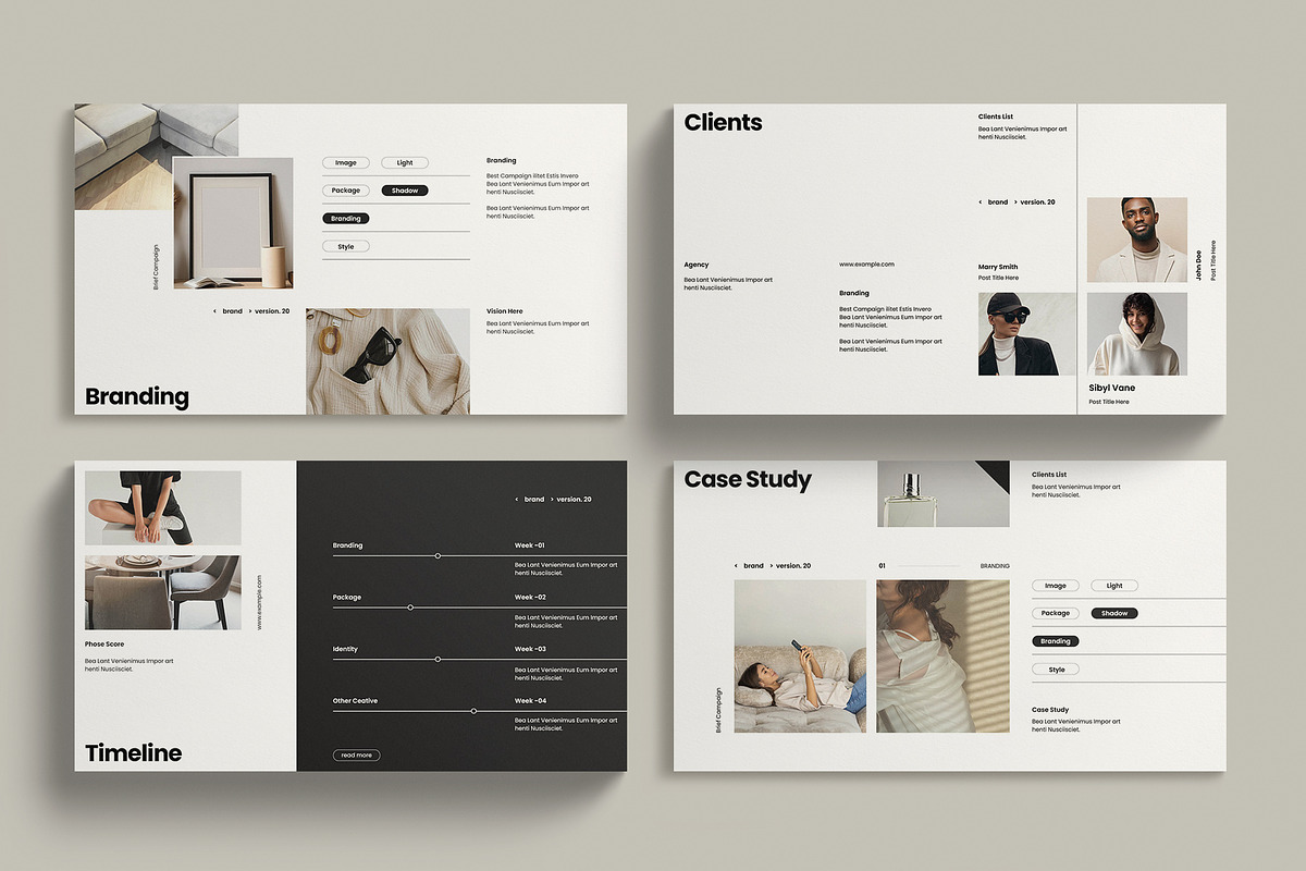 Brief Campaign Presentation Template, a Presentation Template by RedGiant (Photo 4 of 6)