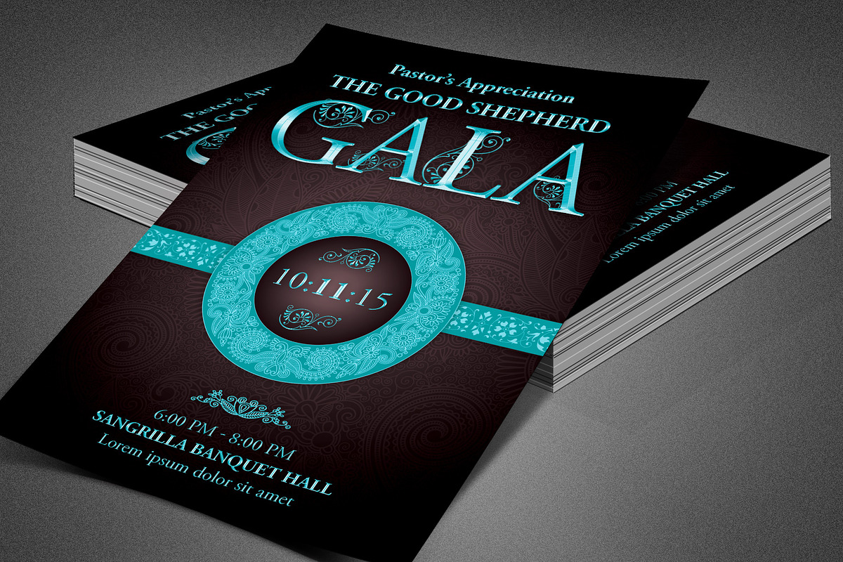 Pastor Appreciation Church Flyer, a Flyer Template by loswl (Photo 3 of 5)