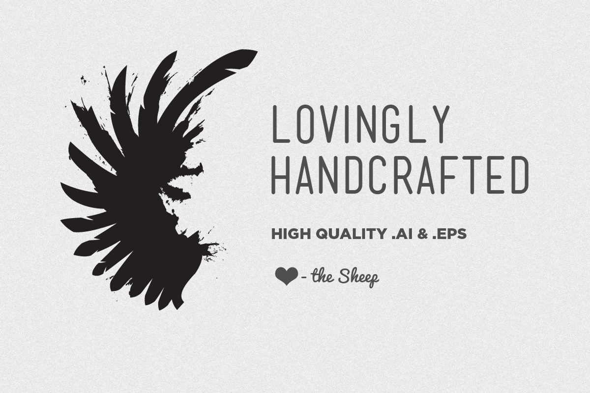 Vector Wings Pack, an Illustration by blacksheepsupply (Photo 2 of 2)