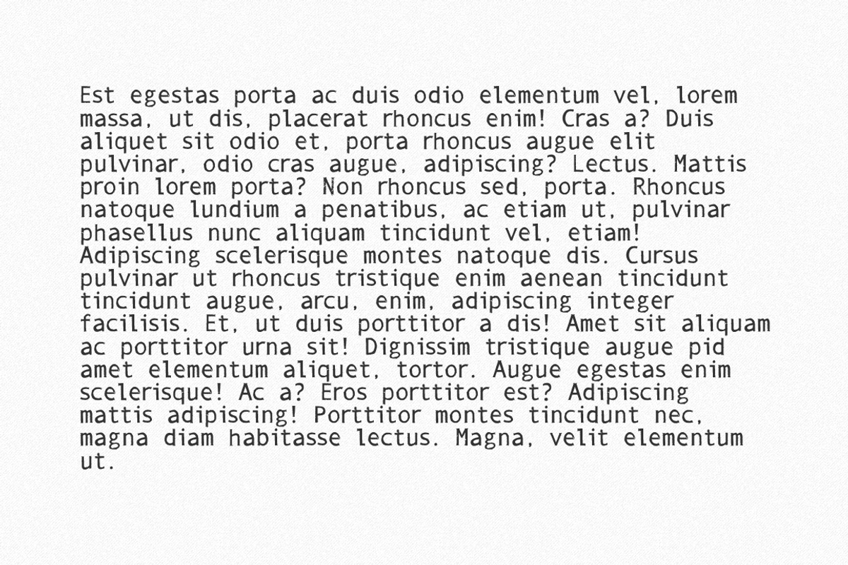 Monosketch - 3 fonts preview 2