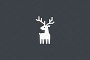 Minimalist Deer Icon, an Animal Illustration by Vectorium Studio (Thumbnail 4 of 4)