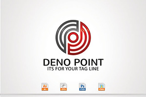 Deno Point,D/P Letter Logo