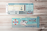 Cruise Invitation Boarding Pass Set, an Invitation Template by Paul Lesser (Thumbnail 7 of 10)