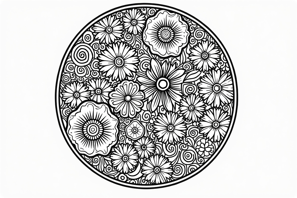 Mandala Cut Files for Cricut Crafts, an Illustration by musafir_fashion (Photo 8 of 9)