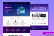 Keepter - Hosting Website UI Kit, an UI Kit Template by Uptechies (Thumbnail 2 of 4)