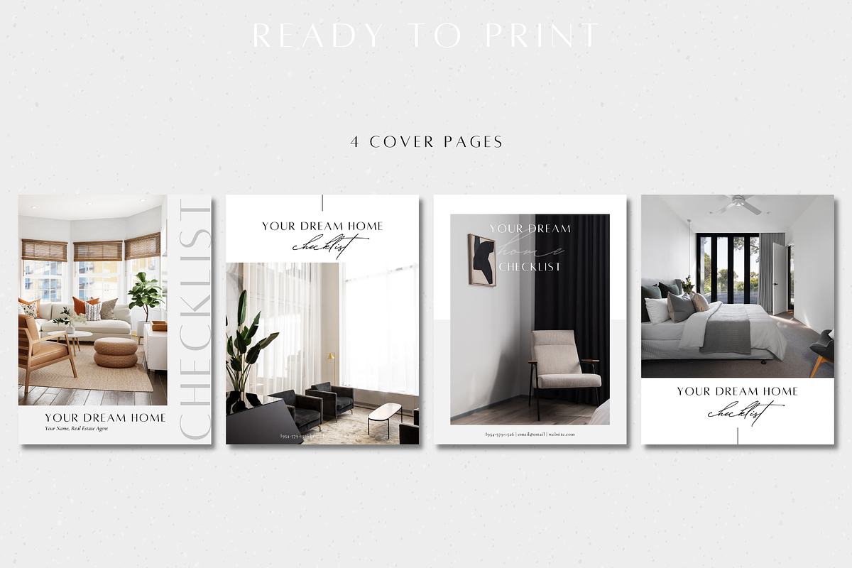Dream Home Checklist, Questionnaire, a Brochure Template by ZoaniDesign (Photo 3 of 8)