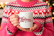 Cozy Christmas Mug Mockup 11oz, a Cups & Container Mockup by animatizmagix (Thumbnail 2 of 4)
