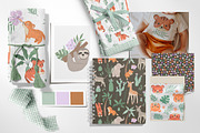 Safari Baby animals illustration, an Animal Illustration by OxanaTally (Thumbnail 13 of 18)