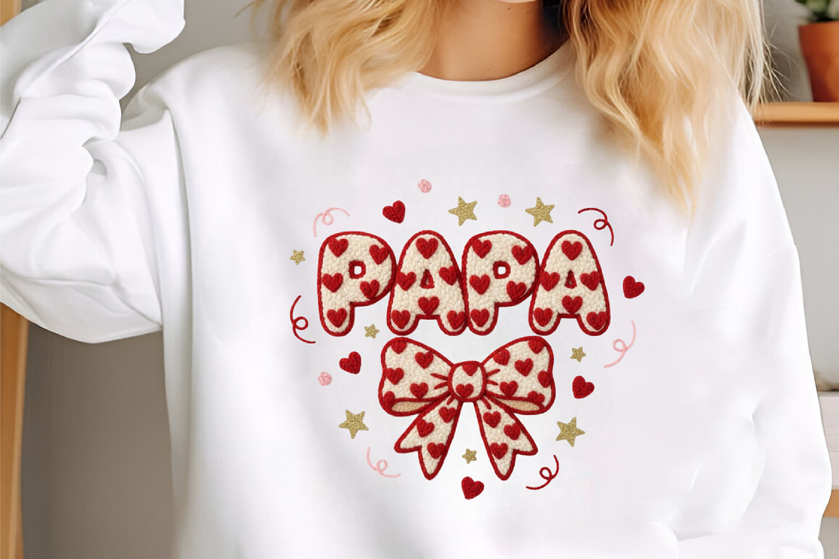 Faux Yarn Valentine’s Day Papa Png, an Illustration by designcity5 (Photo 1 of 9)