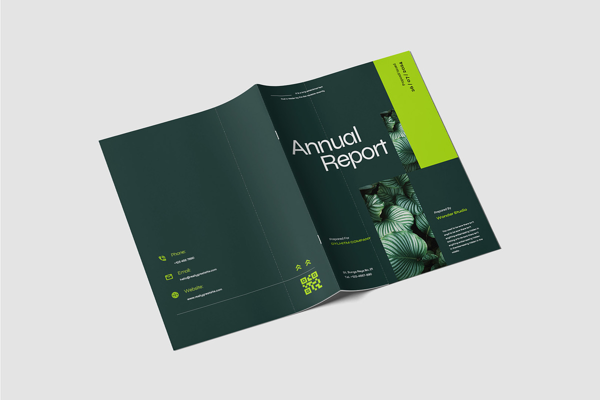Project Annual Report Template, a Brochure Template by TMint Play (Photo 8 of 8)